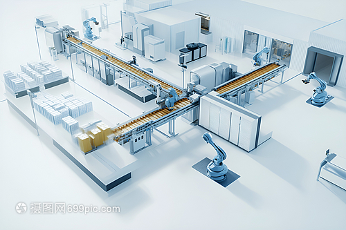 智能工廠中的機(jī)器人傳送帶運(yùn)輸與專業(yè)攝影攝像服務(wù)